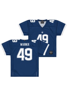 Tommy Warner  Campus Ink UConn Huskies Navy Blue NIL Football Jersey