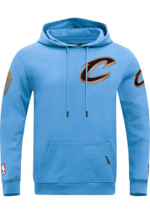 Pro Standard Cleveland Cavaliers Mens Light Blue Classic Chenille Fashion Hood