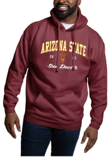 League Arizona State Sun Devils Mens Maroon Essential Long Sleeve Hoodie