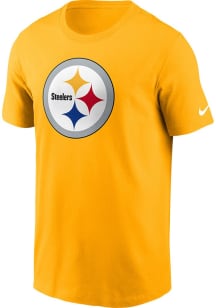 Nike Pittsburgh Steelers Gold Primary Logo Short Sleeve T Shirt
