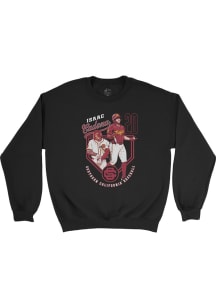 Isaac Cadena  Campus Ink USC Trojans Youth Black Illustrated Long Sleeve Crew Sweatshirt
