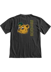 Blue 84 Baylor Bears Charcoal Front Back Overdyed Short Sleeve T Shirt