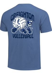 Creighton Bluejays Blue Volleyball Short Sleeve T Shirt