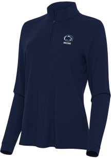 Antigua Penn State Nittany Lions Womens Navy Blue Mom Intent Qtr Zip