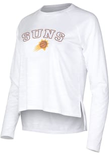 Concepts Sport Phoenix Suns Womens White Infuse Loungewear Sleep Shirt