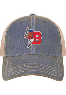 Buffalo Bisons Old Favorite Meshback Adjustable Hat - Blue