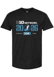 Summit Sportswear Big Ten Black 2026 Big Ten 10k Short Sleeve Fashion T Shirt