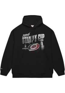 Mitchell and Ness Carolina Hurricanes Mens Black 2026 Stanley Cup Champions Fashion Hood