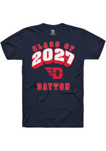 Summit Sportswear Dayton Flyers Navy Blue Class of 2027 Short Sleeve T Shirt