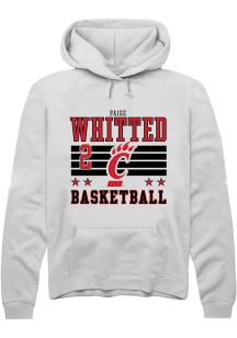 Paige Whitted Cincinnati Bearcats Mens White NIL Striped Player Hood