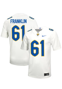 Sean Franklin  Nike Pitt Panthers White NIL Name And Number Football Jersey