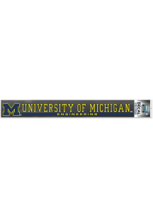 Michigan Wolverines Engineering Licensed Mark Auto Decal - Yellow