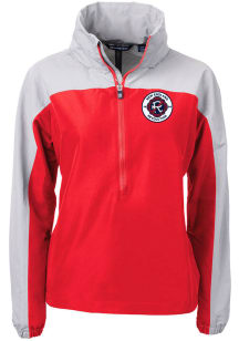 Cutter and Buck New England Revolution Womens Red Charter Eco Pullover