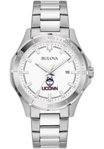 Bulova UConn Huskies Sport Classic Mens Watch