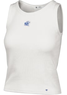 47 Kansas Jayhawks Womens White Uplift Tank Top