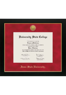 Iowa State Cyclones Medallion Manchester Diploma Frame - Cardinal
