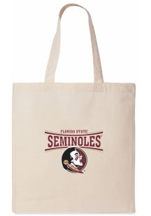 Florida State Seminoles White Canvas Tote