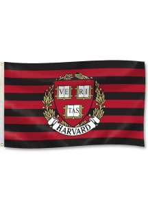 Harvard Crimson 3'x5' NyloMax Striped Silk Screen Grommet Flag - Crimson