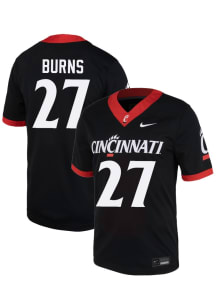 Taizaun Burns  Nike Cincinnati Bearcats Black Football NIL Name And Number Football Jersey