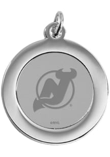CSI New Jersey Devils Silver Pendant Womens Necklace