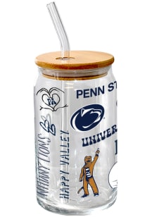 Penn State Nittany Lions 16oz Local Glass Can Pint Glass - Clear