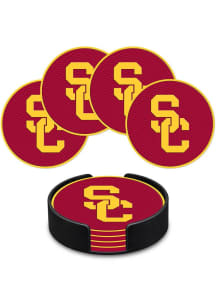 USC Trojans 4 Pack Coaster - Red