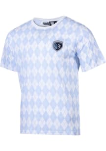 Sporting Kansas City Light Blue All Over Print Short Sleeve Fashion T Shirt