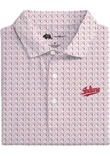 Onward Reserve Indiana Hoosiers Mens Crimson Lifestyle Short Sleeve Fashion Polo