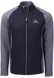 Cutter and Buck Gonzaga Bulldogs Mens Navy Blue Adapt Eco Medium Weight Jacket