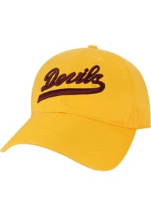 Legacy Arizona State Sun Devils Devils Script EZA Twill Adjustable Hat - Gold