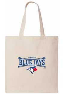 Toronto Blue Jays White Canvas Tote
