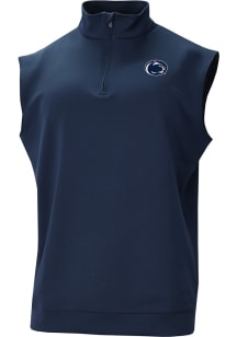 Columbia Penn State Nittany Lions Mens Navy Blue Heat Seal Wickham Hills Sleeveless Jacket