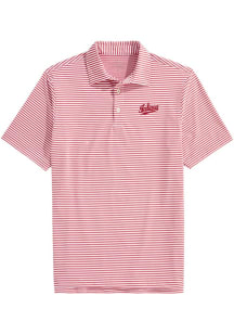 Vineyard Vines Indiana Hoosiers Mens Red Sankaty Short Sleeve Fashion Polo