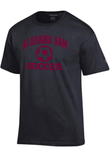 Champion Alabama A&M Bulldogs Black Soccer Jersey Short Sleeve T Shirt
