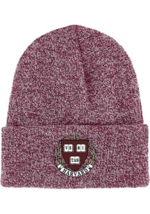 Legacy Harvard Crimson Maroon Cuff Mens Knit Hat