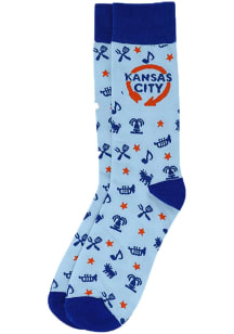 Kansas City KC Local Images All Over Mens Dress Socks