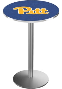 Pitt Panthers Stainless Round Base Pub Table