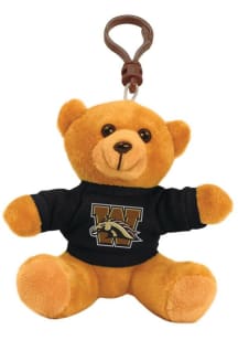 Western Michigan Broncos Bear Plush Keychain - Brown