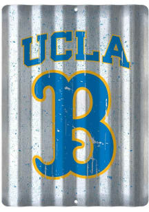 UCLA Bruins Tin 12x16 Sign - Silver