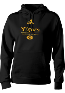 Adidas Grambling State Tigers Womens Black Heat Seal Fleece Hooded Sweatshirt