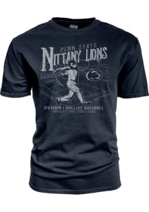 Blue 84 Penn State Nittany Lions Navy Blue Big Ten Baseball Short Sleeve T Shirt