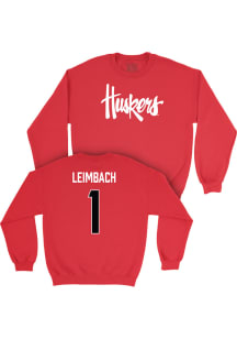Keri Leimbach Nebraska Cornhuskers Mens Red NIL Legacy Player Crew