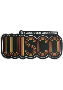 Wisconsin Wisco Disco Stickers - Black