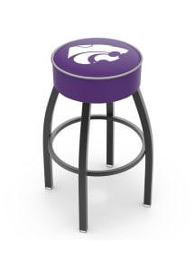 K-State Wildcats Swivel Pub Stool - Black