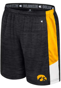 Colosseum Iowa Hawkeyes Youth Black Stiglar Shorts