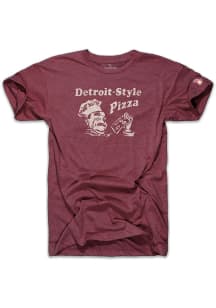 The Mitten State Detroit Red Detroit Style Pizza Short Sleeve Fashion T Shirt