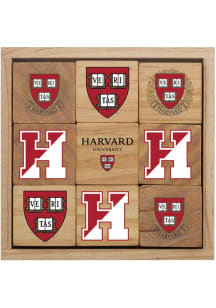 Harvard Crimson 12 Piece Wooden Block Set Game