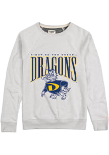 Homefield Drexel Dragons Mens Ash Fight On Drexel Long Sleeve Fashion Sweatshirt