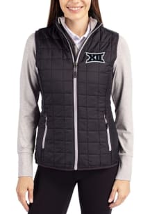 Cutter and Buck Big 12 Womens Black Rainier PrimaLoft Vest