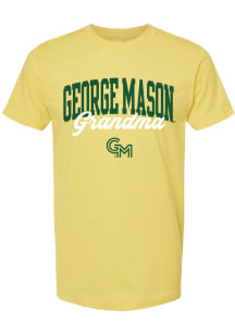 Summit Sportswear George Mason University Womens Yellow Grandma Short Sleeve T-Shirt